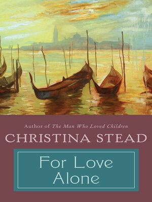 cover image of For Love Alone